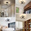 10 Inch Modern Dimmable LED Ceiling Light with Remote, Adjustable Color Temperature Fixture, Black 4