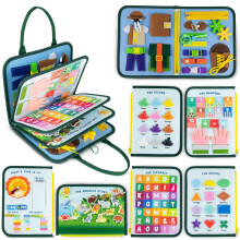 BONNYCO Busy Board for Toddlers Felt Educational Montessori Toys Early