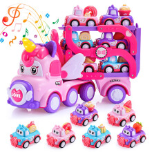 EUTOYZ Toys for 1 2 Year Old Girl, Unicorn Gifts for Girls Toddler Car Girl Toy Age 1-3 Gifts for 1-3 Year Old Unicorn Toys 1-3 Year Old 28.3 in Extr