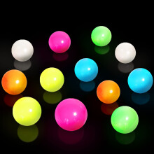 Gytera 12 Pcs Sticky Balls Ceiling Glow in The Dark Fidget Toys, Night Stress Balls for Adults Fluorescent Sticky Wall toys, Luminous Jumping Fun Dec