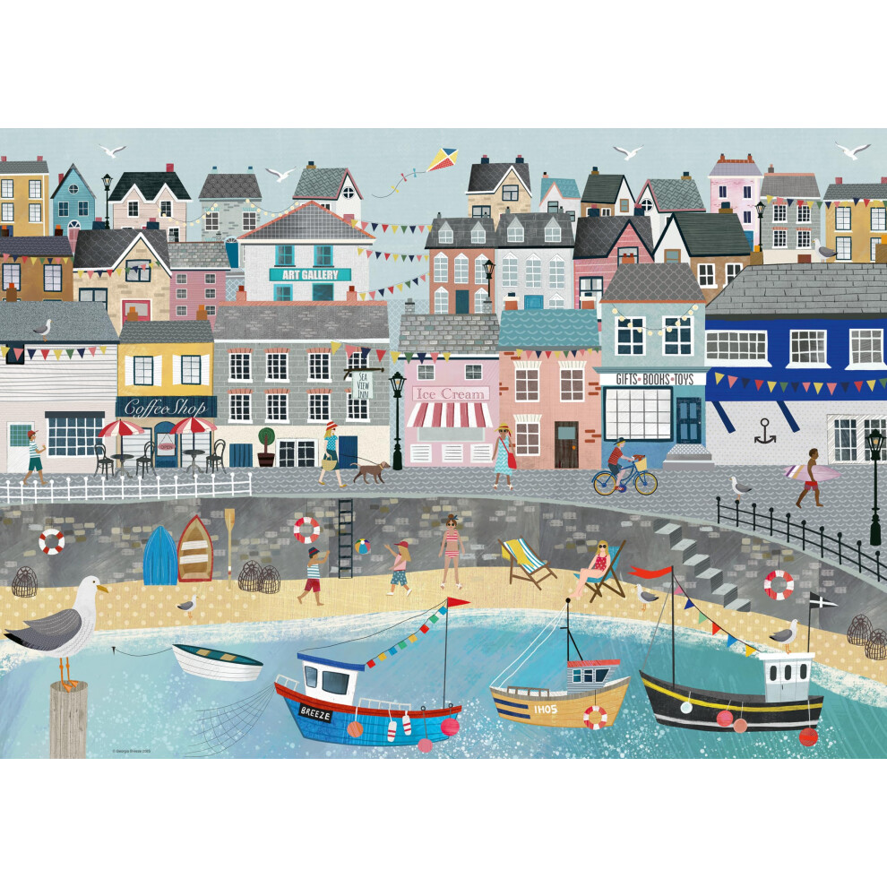 Ravensburger Coastal Harbour 1000 Piece Jigsaw Puzzle For Adults And K