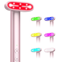 Red and Blue LED Light Therapy Wand for Face AntiAcne Skin Care Device for Home Use