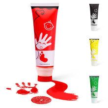 TOGOU2S Baby Safe Paint for Handprints, Non Toxic & Acid-Free Baby Hand and Footprint Kit, Sponge Head Design, Easy to Colour and Wash, DIY Keepsake