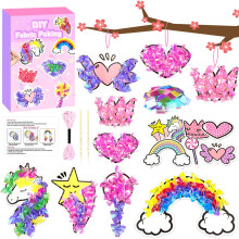 KIFHCMPR Poke-in Craft and Art Kit- Magical Dream Decor,Arts and Crafts,DIY Craft Kits,Mess-Free Fun for Kids,Art Activity Birthday Gift Ideas for Ch