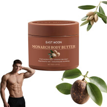 Mens Body Butter with Shea – Pheromone Infused Moisturizer for Men, LongLasting Masculine Scent, 5.29oz