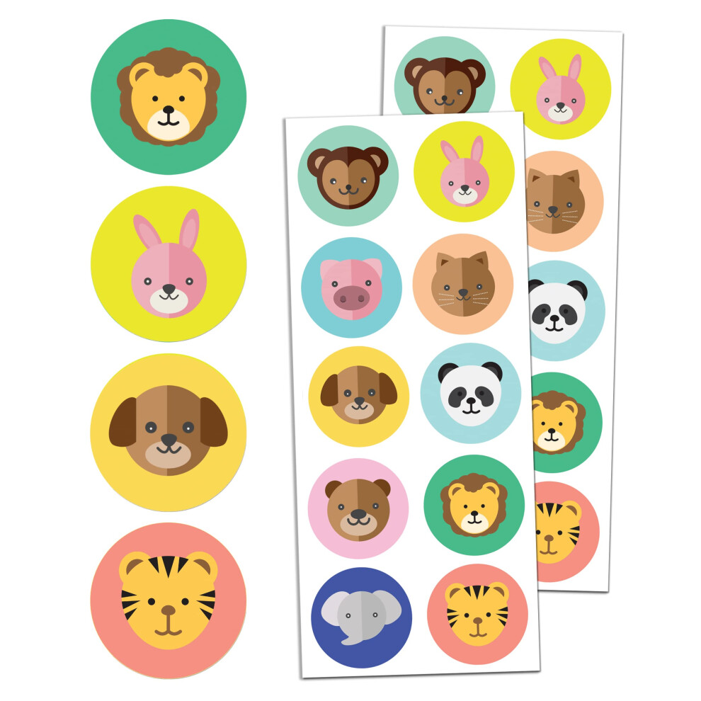 Photos - Musical Toy Animal Sticker Set - 10 Designs, 20 Sheets, 200 Stickers