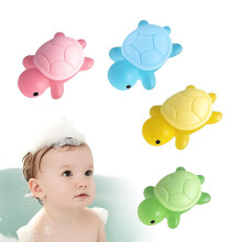 Turtle Shaped Soap 4PCS Handmade with Essential Oils, Cute 3D Design, Gentle and Hypoallergenic for Kids and Baby Shower Gifts