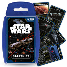Top Trumps Star Wars Starships Classics Card Game, Play With The Rebel X-Wing, The Imperial Star Destroyer And The Fulminatrix, Educational 2 Plus Pl
