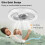 Ceiling Fan Light with Remote, 12 Inch E26 Socket LED Fixture, Dimmable 3Color Quiet Motor 3