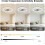 Ceiling Fan Light with Remote, 12 Inch E26 Socket LED Fixture, Dimmable 3Color Quiet Motor 2