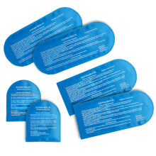 Small Medium Reusable Gel Ice Packs for Injuries and Cold Therapy Pain Relief