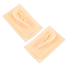 Realistic Silicone Ear Anatomy Model Lifesize Human Ear for Medical Training and Teaching
