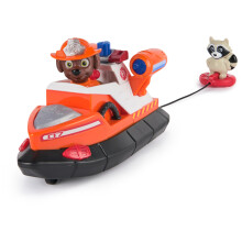 Paw Patrol Fire Rescue: Zuma Rescue Fire Boat with Action Figure, Launching Lifesaver, Raccoon and Toy Boat, Kids Toys for Boys and Girls Ages 3 and