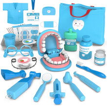 Dentist Toys for Kids - Doctor Role Play Set for Toddlers 3-5, Dental Kit Toy Gifts for 3 4 Year Old Girls, Montessori Toys Playset Medical Kits for