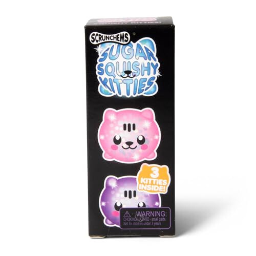 Tobar SCRUNCHEMS DIDDY SQUISHY KITTIES Stress Squishball Toy - 3 Pack 1