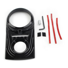 Speedometer Trim Visor Dash Panel Cover Black ABS for Harley Softail FLSTF FLSTC FXSTC