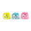 Tobar SCRUNCHEMS DIDDY SQUISHY KITTIES Stress Squishball Toy - 3 Pack 3