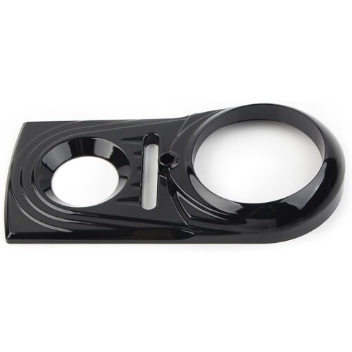 Speedometer Trim Visor Dash Panel Cover Black ABS for Harley Softail FLSTF FLSTC FXSTC 2