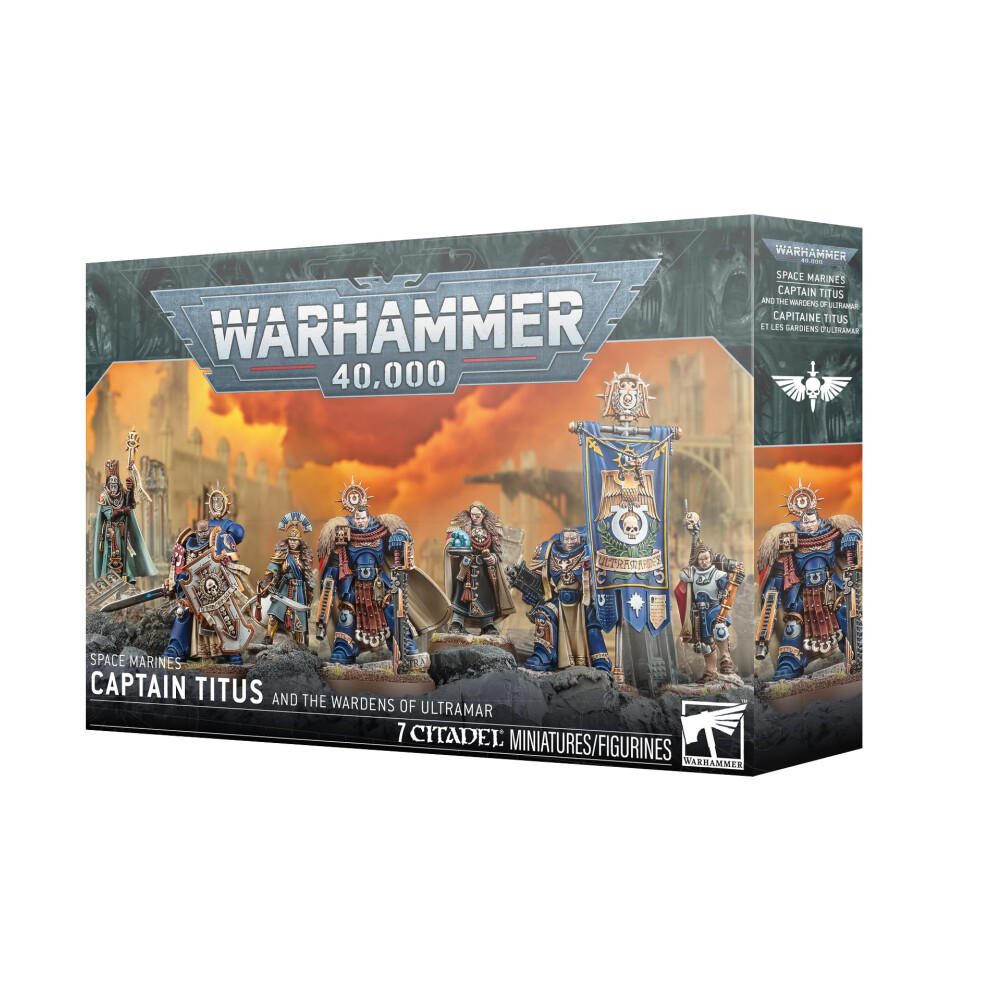 Games Workshop - Warhammer 40,000 - Space Marines - Ultramarines: Captain Titus & The Wardens Of Ultramar