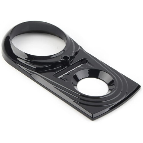 Speedometer Trim Visor Dash Panel Cover Black ABS for Harley Softail FLSTF FLSTC FXSTC 1