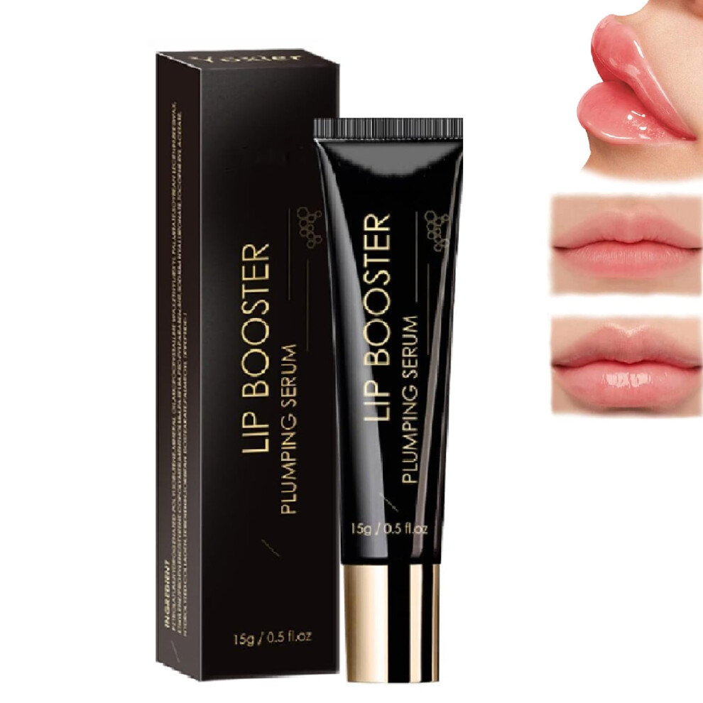 Lip Plumping Serum with Collagen and Hyaluronic Acid for Deep Hydration and AntiAging Lip Care