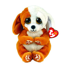 Ty Toys Beanie Baby Brown and White Dog Ruggles - 15 CM (2009302)