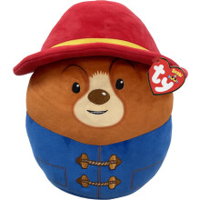 TY Paddington Bear Squish a Boos 10" | Beanie Baby Soft Plush Toy | Collectible Cuddly Stuffed Teddy