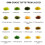 Jucoci Miniature Grass Tufts - Static Model Grass (Winter Light Green) 3