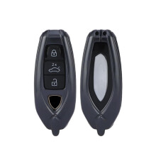 Car Key Fob Cover for Lamborghini Urus, Aluminium Alloy Key Case, Scratch Resistant Black