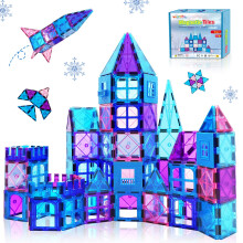 Magnetic Building Blocks Kids Boy Girl Toys Age 3-4 Stronger Magnetic Tiles 3D Princess Castle Toy for Kid Age 4 5 6 7 8 Learning Educational Constru