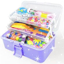 3000Pcs Arts and Crafts Supplies for Kids Crafts for Girls 8-12 Craft Kit with Pipe Cleaners Beads Crafts for Kids DIY School Supplies Set Crafting B