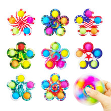 8 Fidget Spinners Toys, Pop Fidget Spinner Pack Bulk, Party Favors Gifts for Kid, Little Sensory Fidget Toys Pack, Classroom Prizes for Girls Boys St