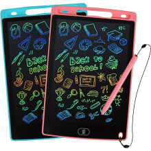 kogabanny 2 Pack LCD Writing Tablet,10 Inch Doodle Scribbler Pad Colorful Screen Drawing Board Learning Gift for Kids, Educational Toys for 3-6 Years