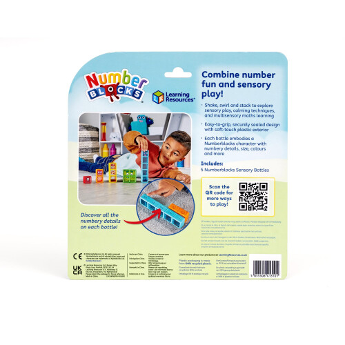 Learning Resources Learning Resources Numberblocks One to Five Sensory Bottles, Action Figure Set, 1