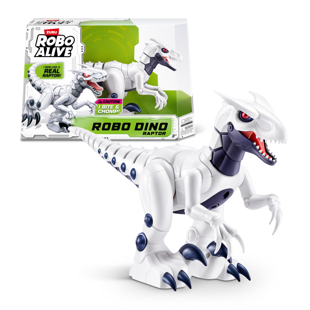 Photos - Other Toys ROBO ALIVE Dino Raptor Robotic Toy by ZURU, Electronic Robot Dinosaur for Boys - Interactive Walking & Running Pet