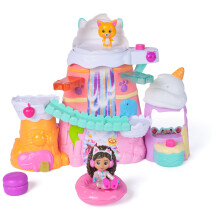 Gabby's Dollhouse: The Movie, Gabby's Sweet Treat Mountain Playset, 12-Piece Set with Figures and Accessories, Kids Toys for Girls and Boys Ages 3 an