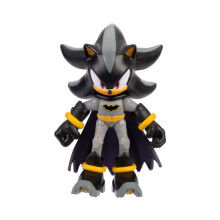 DC x Sonic Shadow as Batman 2.5" / 6.35cm Action Figure, Officially Licensed by Jakks Pacific, Highly Articulated and Detailed Design, Collector's Pa