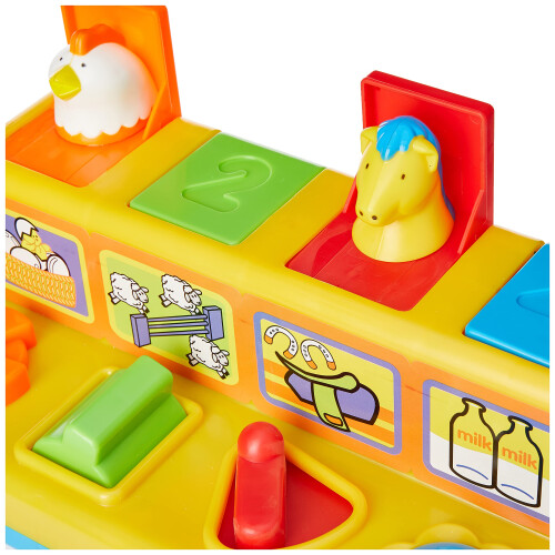 Fun Time Pop Up Farmyard Friends, yellow 2