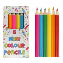 Anila's 10 Sets of 6 Mini Colouring Pencils. (Ideal for Children Aged 3-8)
