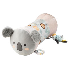 Nuby Animal Adventures Tummy Time Pillow – Sensory Toys | Baby-Safe Mirror | Suitable from Birth Multicolour