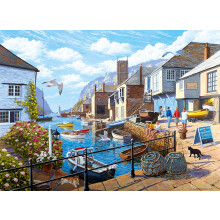 Ravensburger Tranquil Harbour 500 Piece Jigsaw Puzzle for Adults and Kids Age 10 Years Up