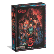 Clementoni Jigsaw Puzzle 1000 pieces, Stranger Things Netflix, Puzzle for Adults 14-99 Years, Compact box, Made in Italy, 37096
