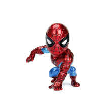 Jada Toys Marvel 4 Inch Classic Spiderman Figure, Red, One Size