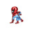 Jada Jada Toys Marvel 4 Inch Classic Spiderman Figure, Red, One Size 3