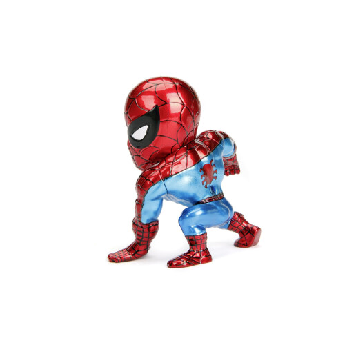 Jada Jada Toys Marvel 4 Inch Classic Spiderman Figure, Red, One Size 2