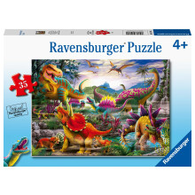 Ravensburger T-Rex Terror Dinosaurs Jigsaw Puzzle for Kids Age 3 Years Up - 35 Pieces - Educational Toddler Toys and Games