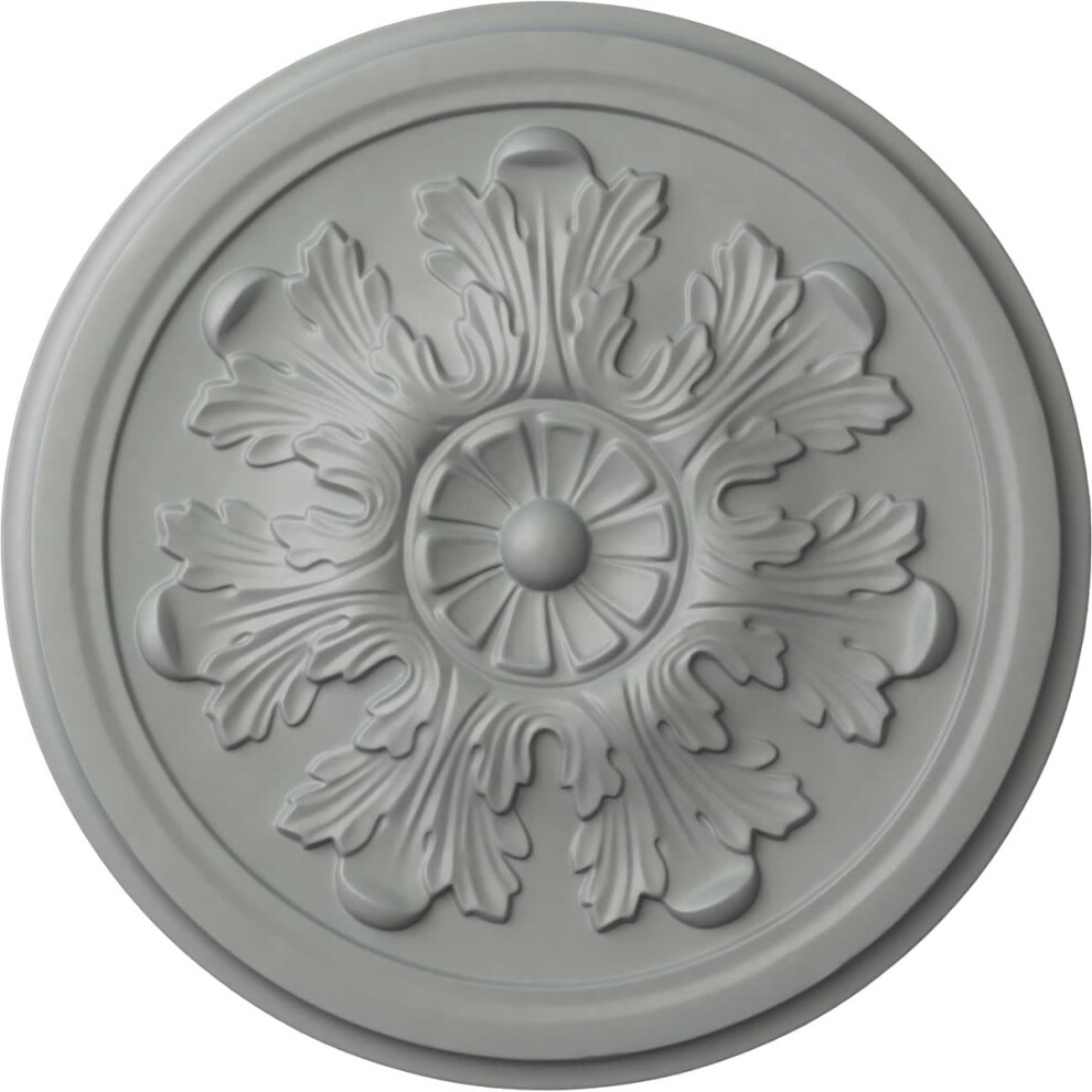 12 3/4' Acanthus Ceiling Medallion For Light Fixtures, Primed Paintready Finish 9092120425130