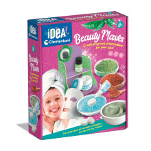 Clementoni- Idea Mask: Create Your Own Natural Beauty Science Kit for Girls, Laboratory Experiment Kit(8+ Years)