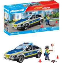 Playmobil | Action Heroes | Police Patrol Car | Police Car | Toy Car | Toys for Children aged 4+ | 71729
