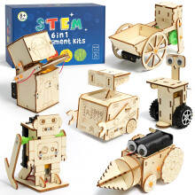STEM Robot Toys Age 8 9 10 11 12 13 14, Science Experiments for Kids, Science Kits for Kids, Wooden Engineering Kits, Electronics Kit for Kid, Activi